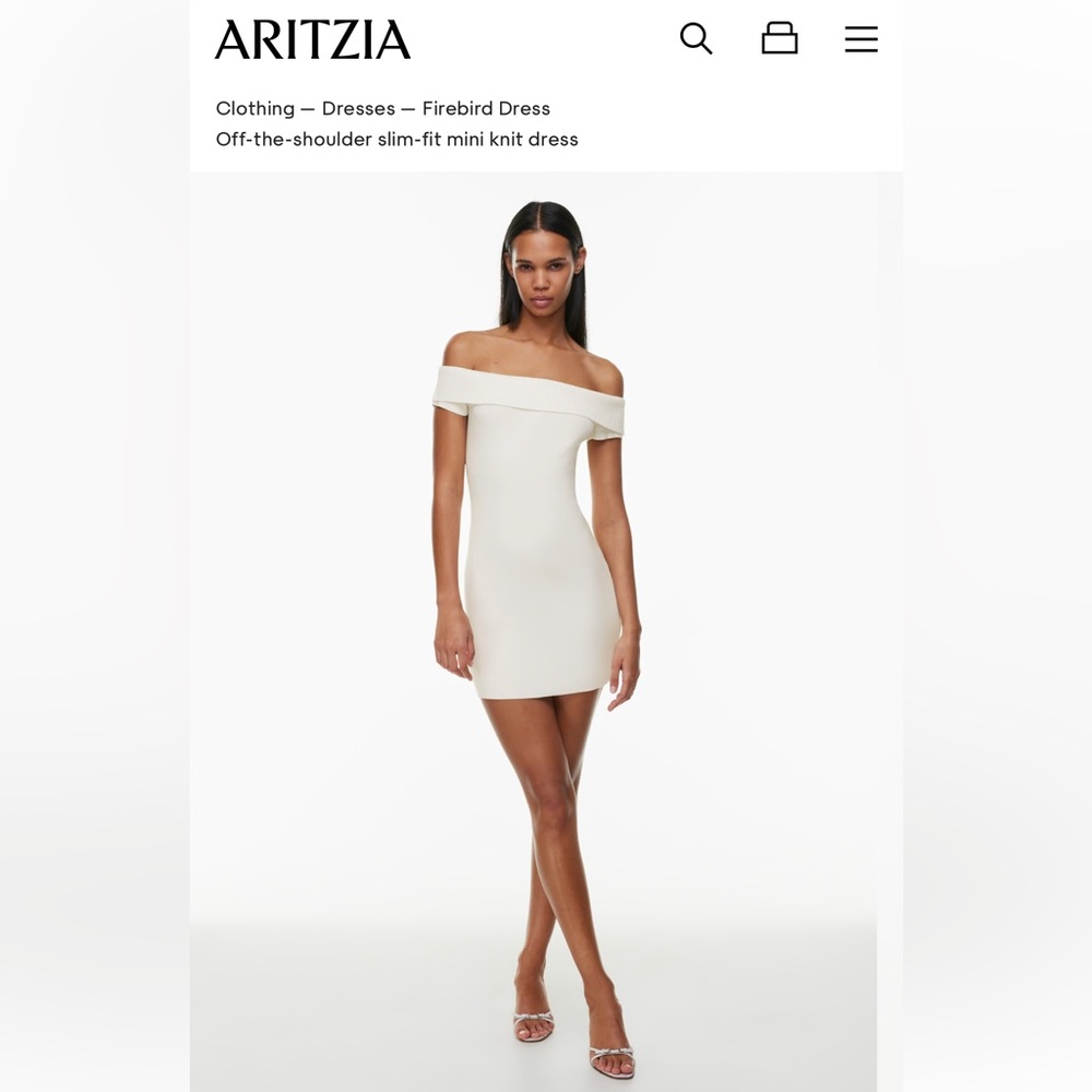 Aritzia Off the Shoulder Dress NWT